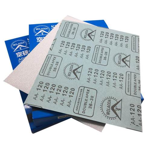 方形干磨砂纸木工白砂木头家具油漆打磨砂纸墙面腻子抛光沙纸 - 图3