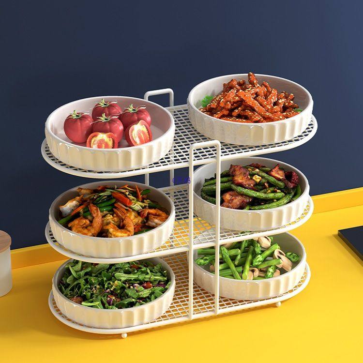 厨房备菜置物架多功能配菜盘碗碟收纳架多层家用台面放菜架子,淘宝优惠券,粉丝福利购,淘宝优惠卷