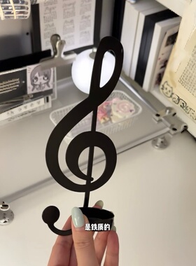 复古文艺音符谷子壁挂摆件