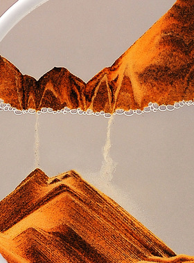 轻奢流沙画沙漏解压摆件