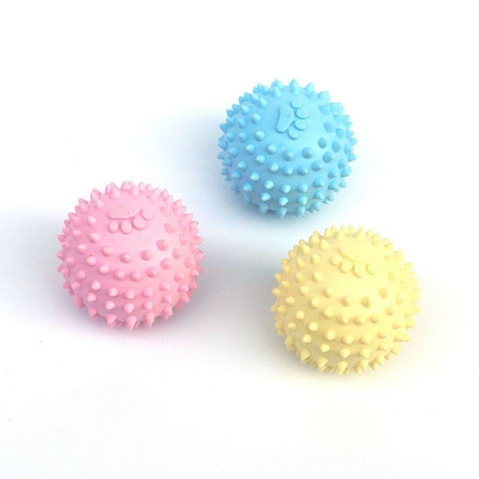 狗狗玩具耐咬TPR脚印小刺球 小狗磨牙洁齿啃咬解闷玩具球宠物用品,淘宝优惠券,粉丝福利购,淘宝优惠卷