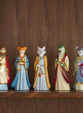 东北五大仙家居办公室桌面摆件狐黄常蟒白柳灰蛇堂口装Z饰品可装