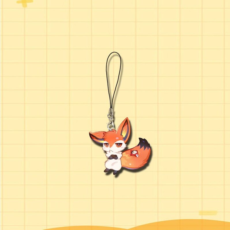 蛋仔派对艾比蛋仔派对周边周人手机链爆爆狐水捏捏亚克力挂件饰朋友礼物