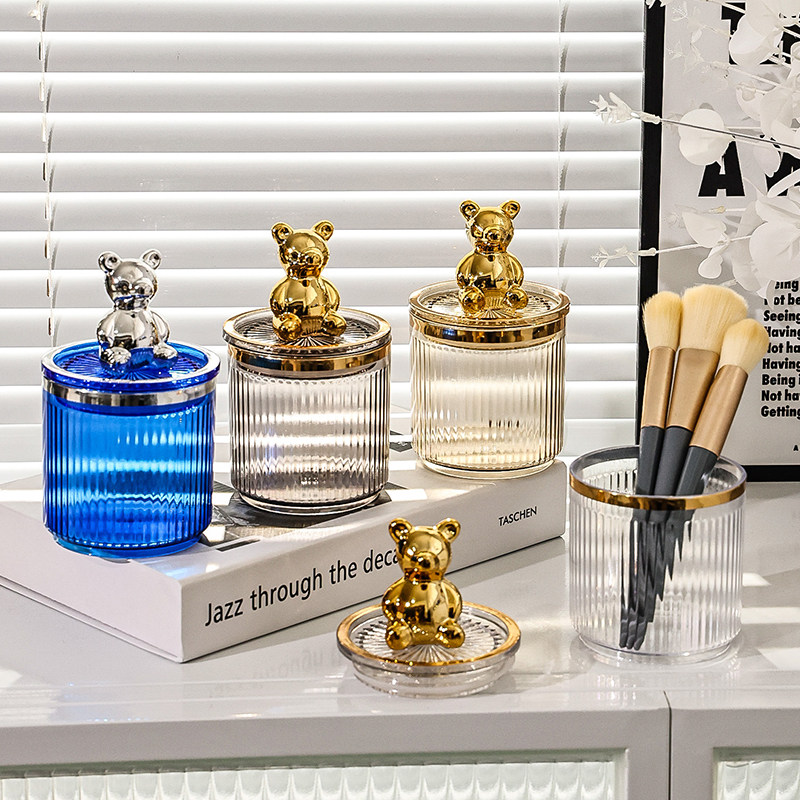 克莱因蓝桌e面收纳桶筒杂物化妆刷发圈首饰小零食叉子收纳盒罐摆,淘宝优惠券,粉丝福利购,淘宝优惠卷