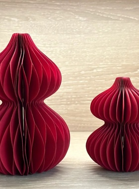 创意蜂窝葫芦摆件新年氛围装饰品