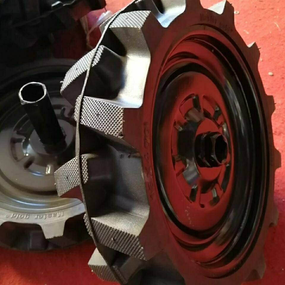 Special solid tire walking wheels for cultivators, inflatable herringbone wear-resistant tires, micro-tillage machinery accessories, free shipping