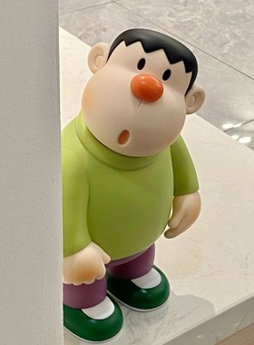 胖虎小摆件歪头桌面装饰客厅玄关B饰品电视柜办公室小摆件家居手