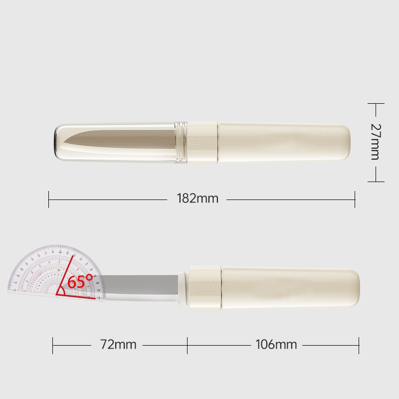 温仑山水果刀双头削皮刮皮刀二合一多功能便携削皮神器
