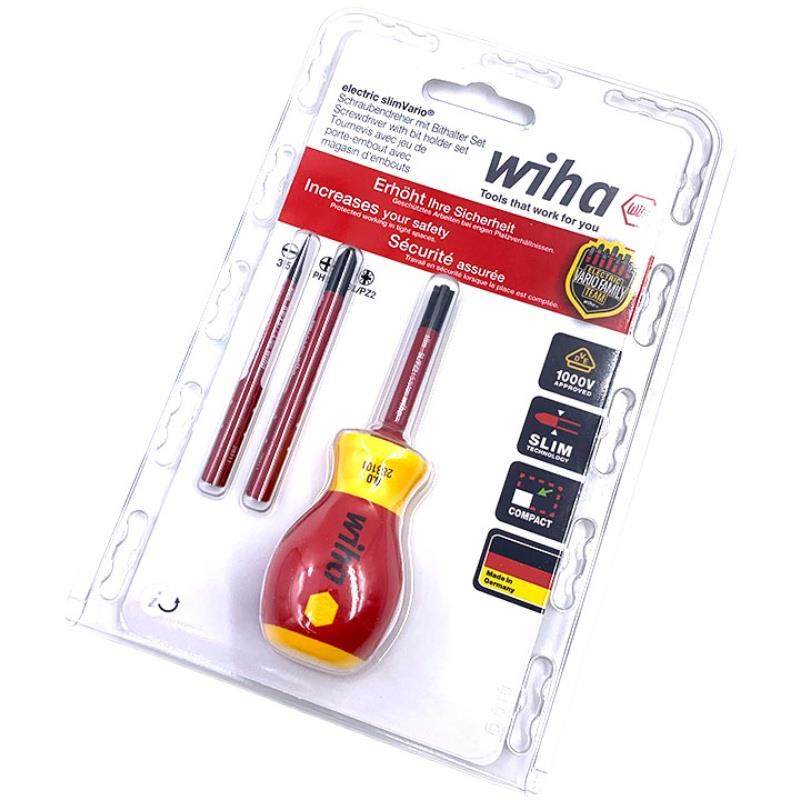 德国进口wiha威汉电工绝缘细杆十/一字螺丝刀套装多功能起子41230,淘宝优惠券,粉丝福利购,淘宝优惠卷