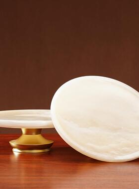 天然黄玉具套摆件家用佛前佛供具装用品圣玉石香炉ZWI观音花瓶水