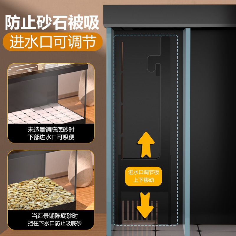 速发乌龟缸大型带晒陆玻璃别台养乌龟专用家用客厅小型水墅两用生 - 图1