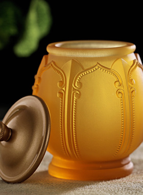 速发琉璃花水音敬神供杯佛前供水杯家用佛具观杯莲圣供佛杯小号贡