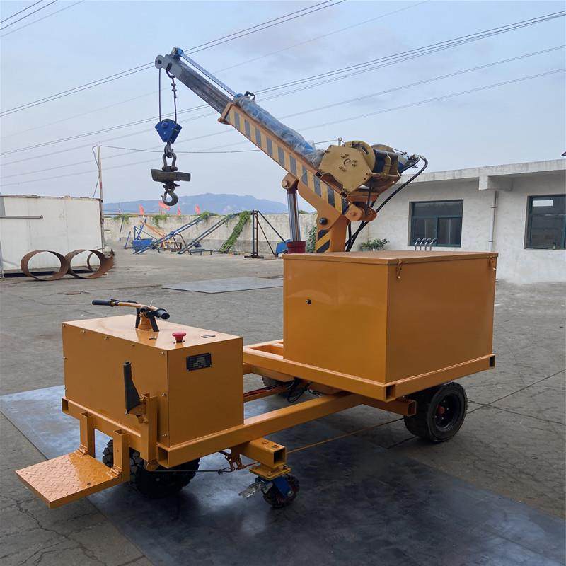 平衡重式单臂吊机自动液压起重机电动配重移动小吊车1吨2吨重型,淘宝优惠券,粉丝福利购,淘宝优惠卷