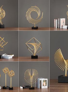 现代简约家居客厅摆件轻奢样板房摆设办公室酒柜电视柜玄关装饰品