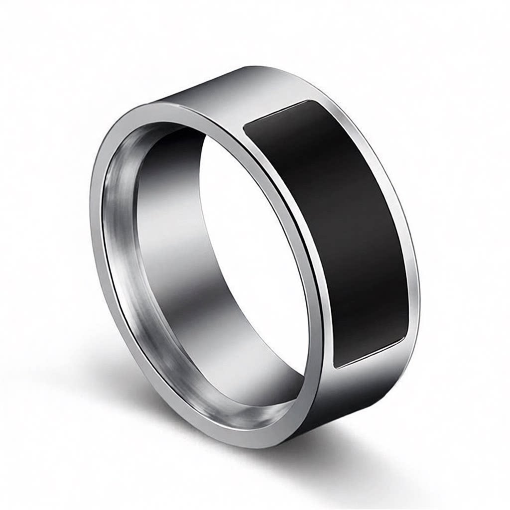NFC mobile phone tag smart ring stainless steel smart