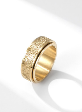 亚马逊北欧凯尔特三角结不锈钢可