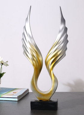 速发办公室档件简约客厅酒柜电关柜玄视工艺品高摆轻奢家居装饰品