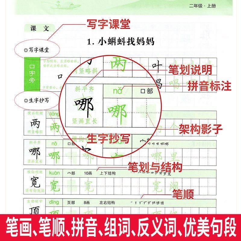 2024秋一笔好字语文同步字帖一二三四五六年级上册下册练字帖小学生123456年级人教版同步笔顺笔画组词短语近反义词描红练字帖本,淘宝优惠券,粉丝福利购,淘宝优惠卷