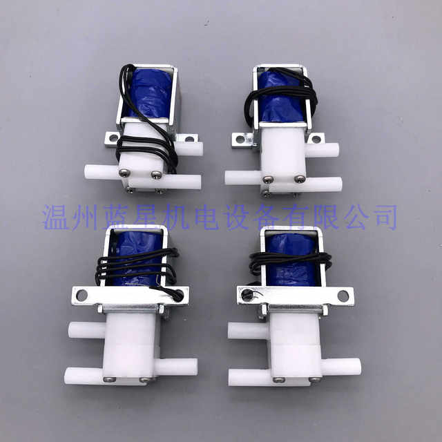 SF3 two-position three-way water valve direct-acting air valve vacuum solenoid valve DC6V DC12V DC24V hot water and weak acid resistance