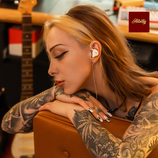 Hibilly禾贝里Backman1986专业入耳监听耳机吉他贝斯直播有线耳机