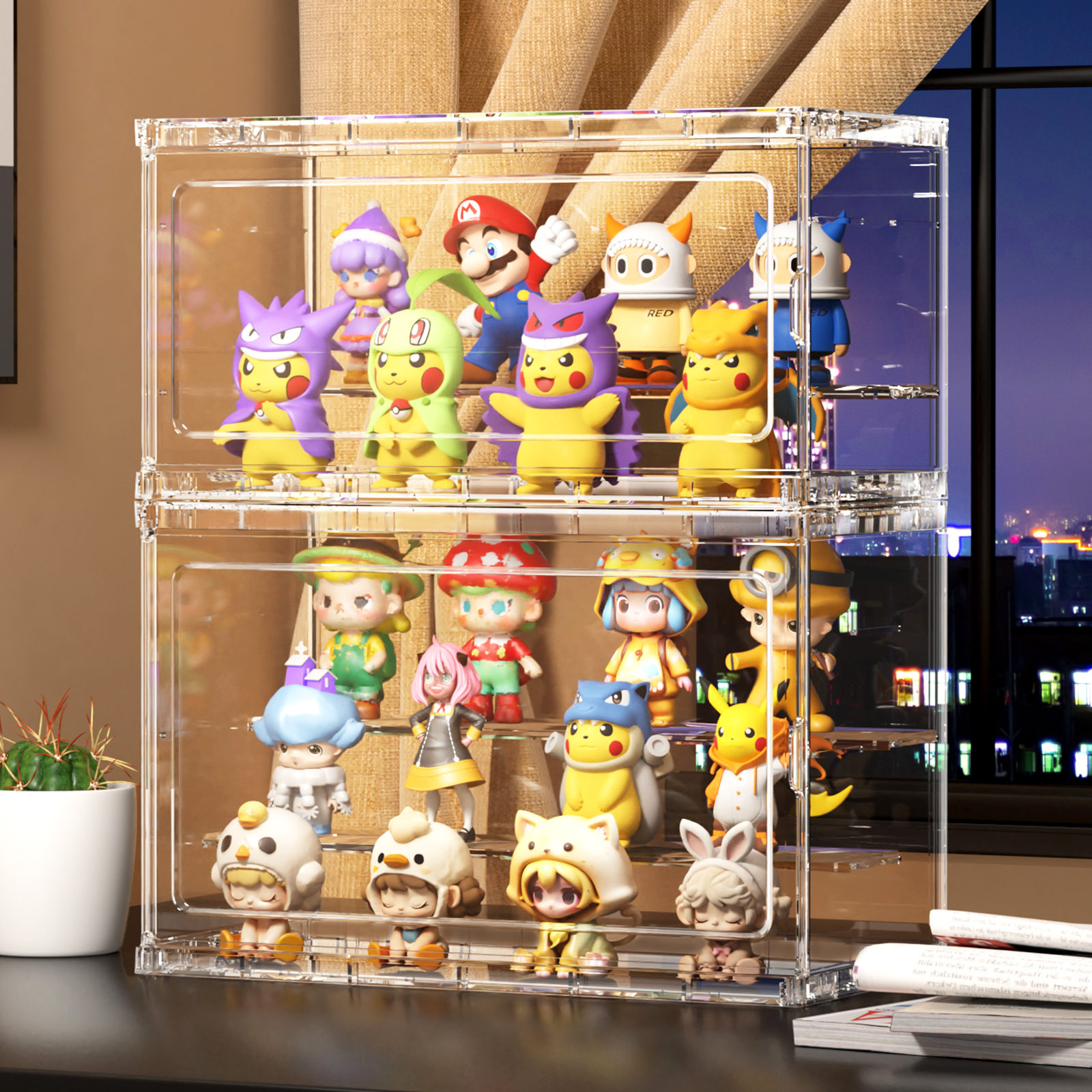 Blind box storage box display box dustproof and highly transparent