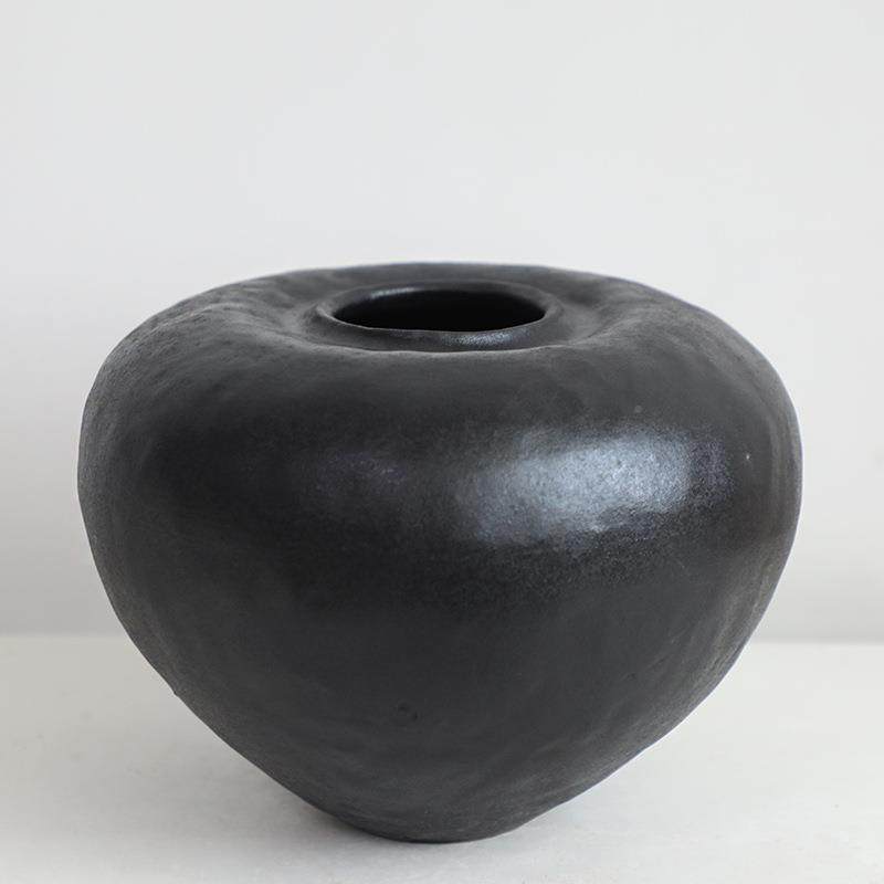 寂日式侘花风陶瓷小IEN花瓶景德镇餐桌插古花器摆件复装饰陶罐民,淘宝优惠券,粉丝福利购,淘宝优惠卷