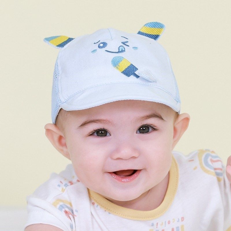 婴儿遮阳帽小月龄鸭舌帽0一3一6月宝宝棒球帽子夏季薄款防晒男宝,淘宝优惠券,粉丝福利购,淘宝优惠卷