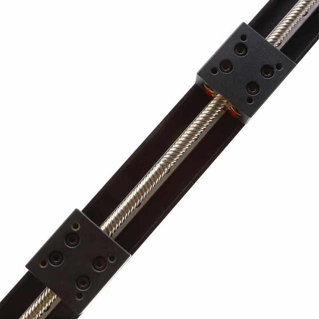 Micro 28 linear bidirectional positive and negative tooth stepper motor guide rail slide T-type screw rod linear rail electric slider module