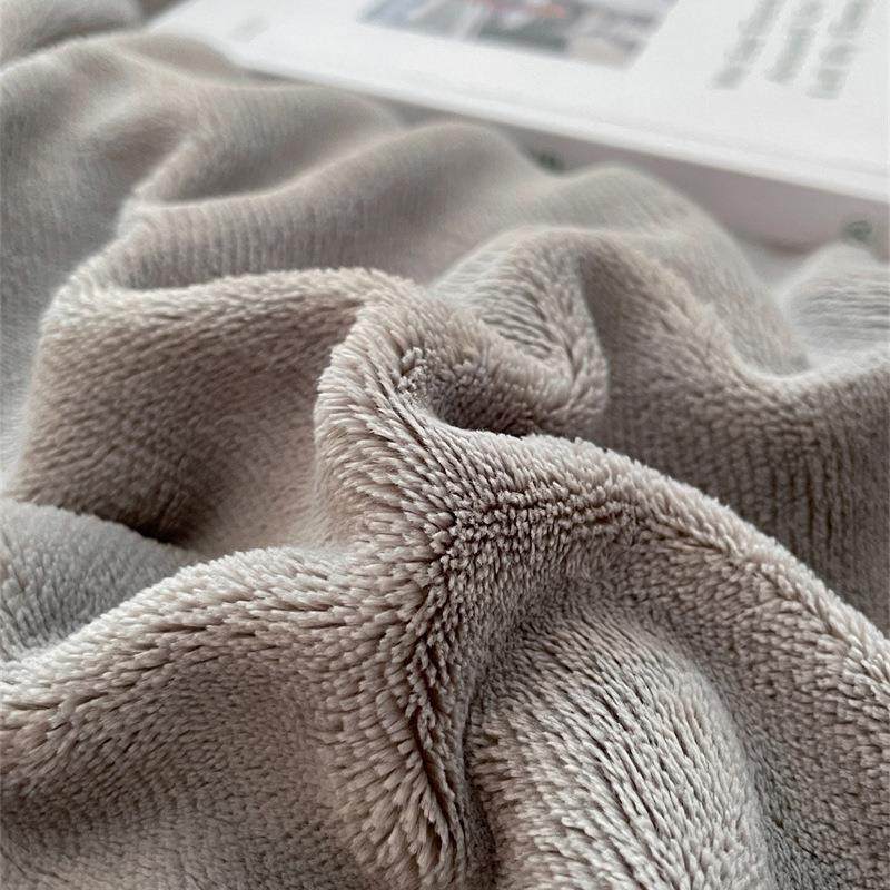 纯色牛奶绒四件套冬季加厚珊瑚绒床单被套南通加绒床上用品三件套,淘宝优惠券,粉丝福利购,淘宝优惠卷