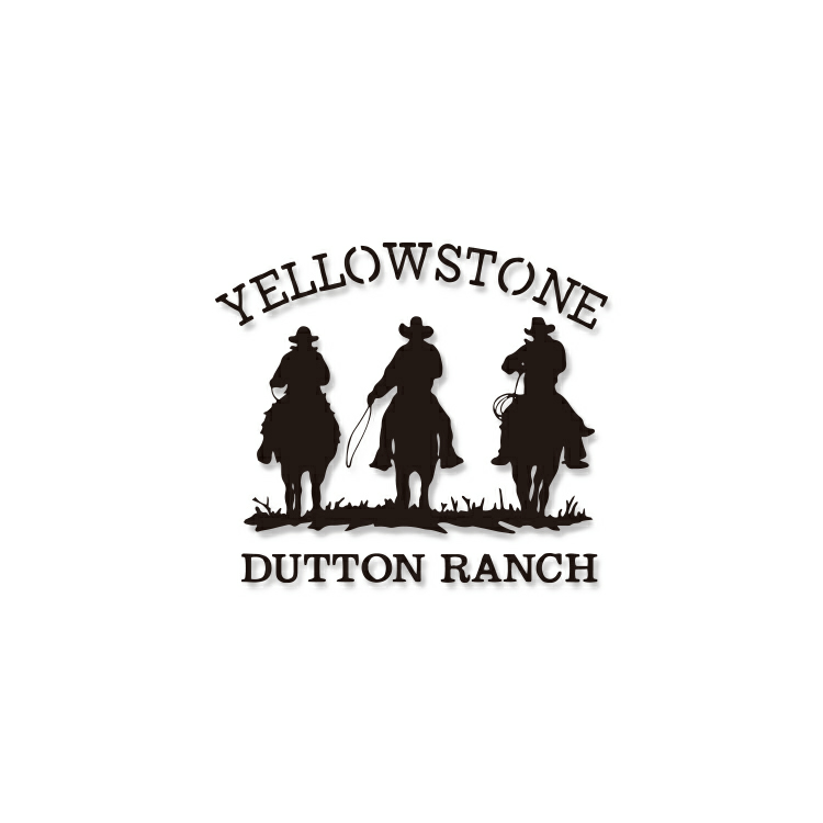 TLP镂空车贴 黄石Yellowstone达顿Dutton牛仔牧场 美剧迷车门贴纸 - 图3