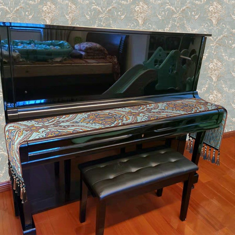 钢琴防尘罩半罩全罩美式轻奢欧式高档奢华现代简约钢X琴凳套罩盖,淘宝优惠券,粉丝福利购,淘宝优惠卷