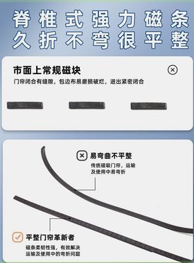 高端侧开防蚊门帘家用磁性纱门魔术贴免打孔纱帘卧室帘子纱窗自粘