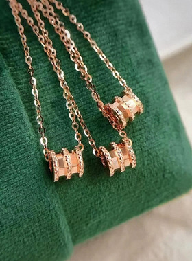 小蛮腰项链 女纯银925玫瑰金锁骨链颈链高级气质时尚礼物送女友潮