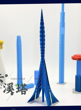 【未来规划建筑】不存在科幻微缩建筑模型玩具微景观造景摩天大楼
