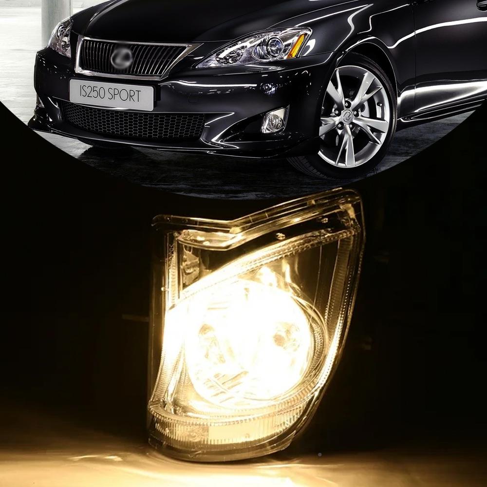 适用雷萨斯6-09款IS250/克350前雾灯总成凌志卤素间日行车0灯杠灯 - 图2