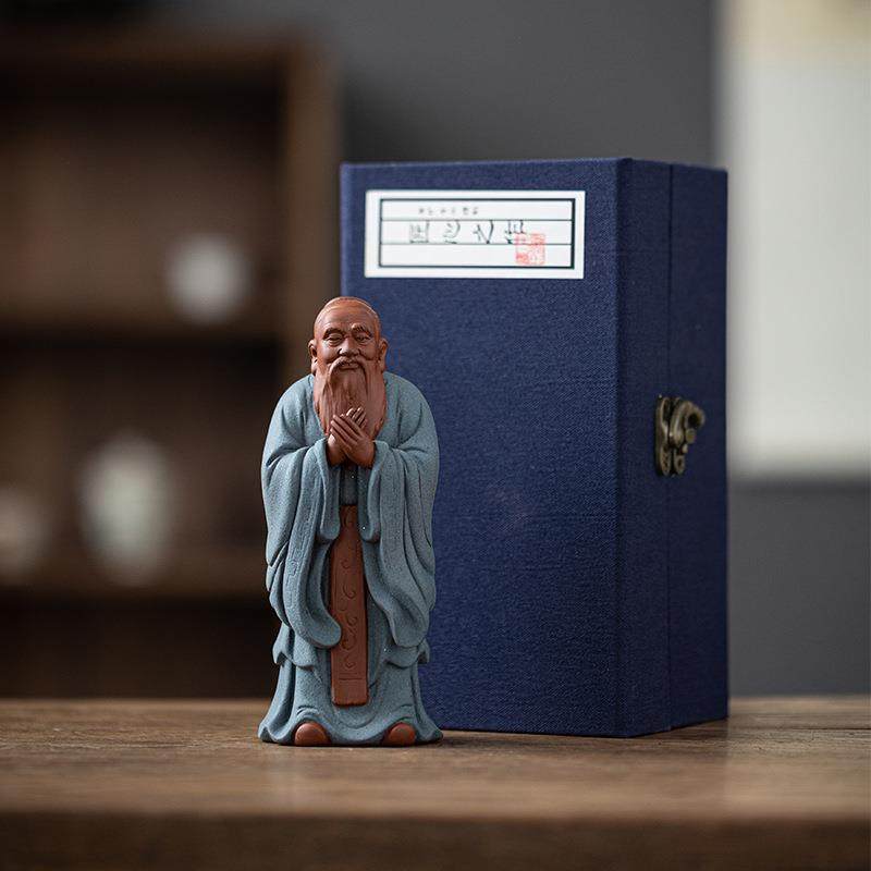 中式陶瓷孔夫子国学圣人历史人物雕像客厅书房禅意工艺品孔子摆件,淘宝优惠券,粉丝福利购,淘宝优惠卷