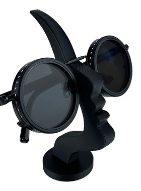 Eyeglass stand眼镜置放支架条形状人侧脸有趣简单的3d打印摆件