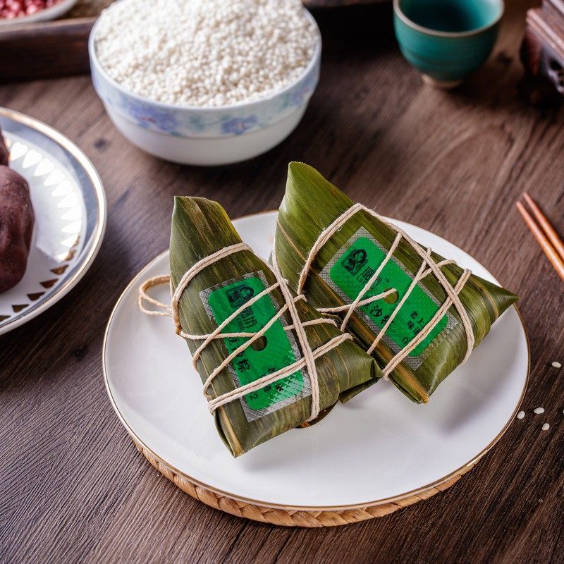 璐坊粽王新鲜短保传统手工豆沙粽 240g*2只 速食早餐 上海甜粽子,淘宝优惠券,粉丝福利购,淘宝优惠卷