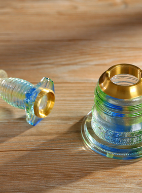 速发博福古法琉璃莲面噶当号藏传用品家用桌花供奉摆件大塔佛塔