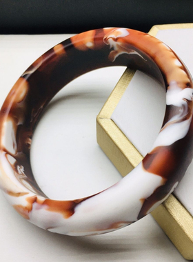 爆款正品妖孽纹手镯女款纯天然花纹时尚新款母亲节520送礼礼盒装