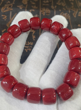 藏式处理有机宝石民族文艺复古风老型桶珠手串手链大气百搭时尚