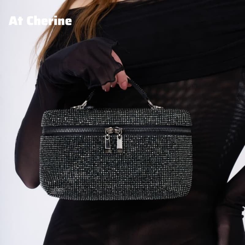 LILY轻奢闪钻包小众钻石包手提单肩斜挎包高级通用款女包,淘宝优惠券,粉丝福利购,淘宝优惠卷