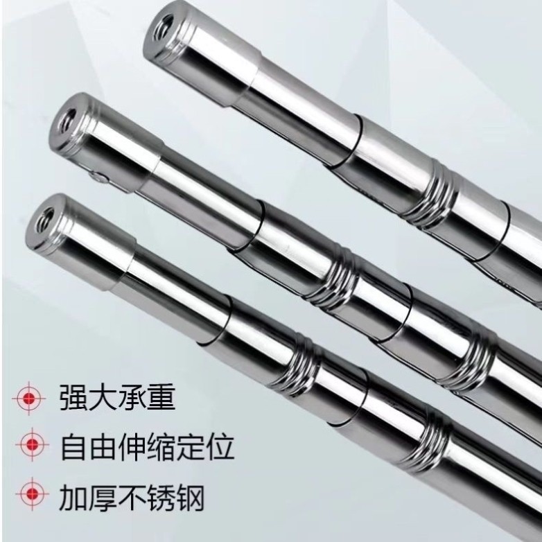 伸缩杆6米超硬不锈钢多功能带钩割草杆打鱼抄网杆钓鱼专用收缩杆,淘宝优惠券,粉丝福利购,淘宝优惠卷