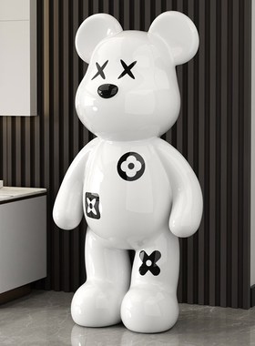 速发大型落地熊柜厅摆存件钱罐高档电视客沙发旁边潮玩装饰品