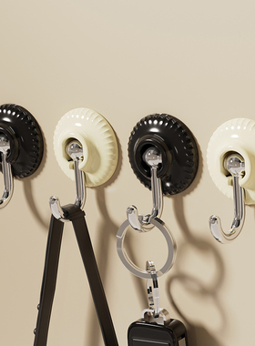 速发户奢挂架办公室门挂免钉后钩玄关收纳入轻门粘钩衣帽钩免打孔