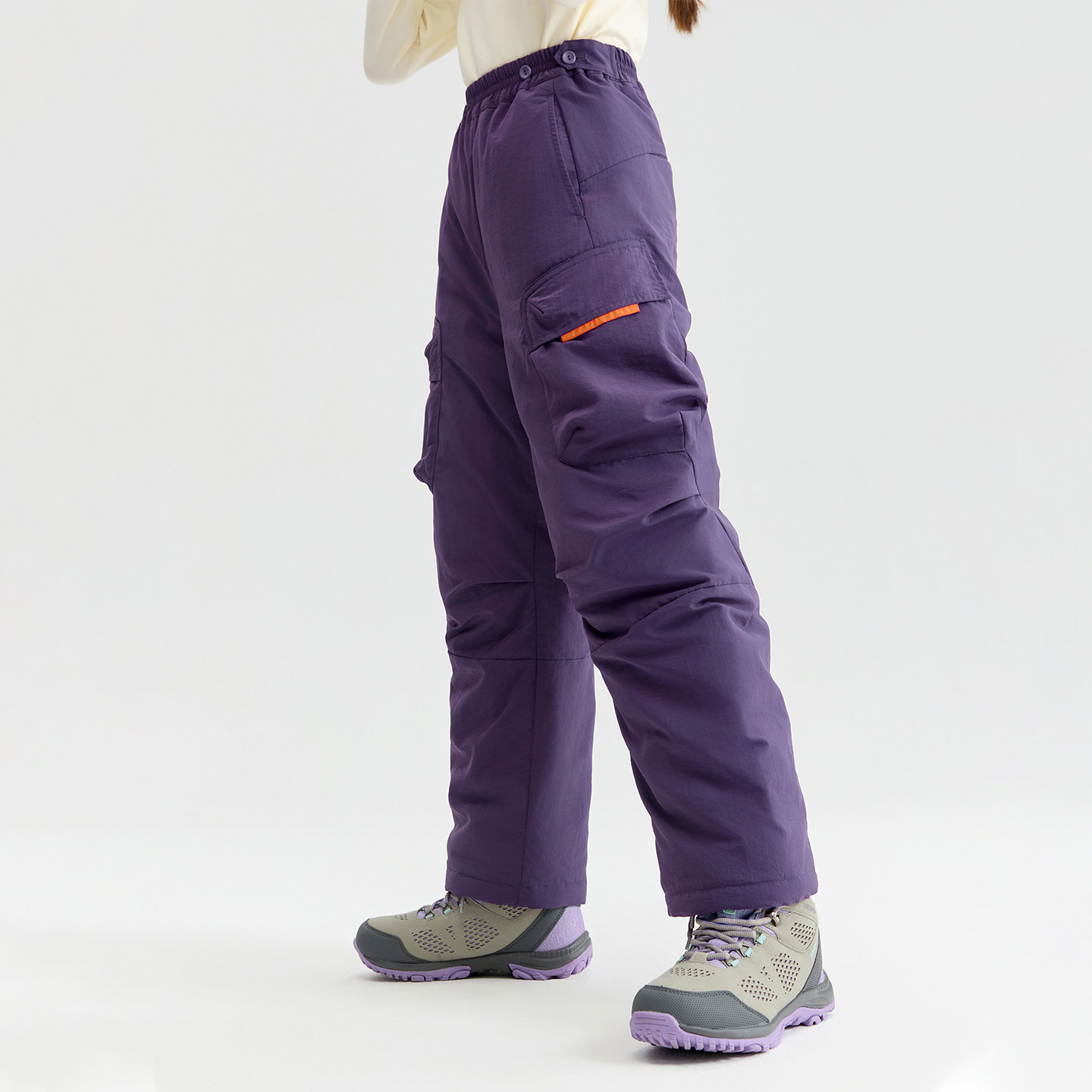 奇动【风雪壳】女童冬季羽绒裤2026新款儿童外穿防水加厚保暖裤潮,淘宝优惠券,粉丝福利购,淘宝优惠卷