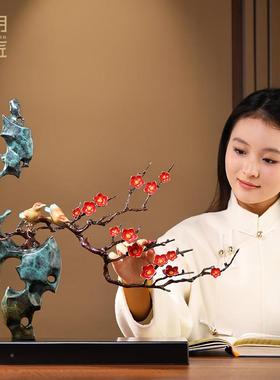 大上明铜匠喜XSMS-051梢物摆件工艺品新中式婚房客厅装饰品结婚礼