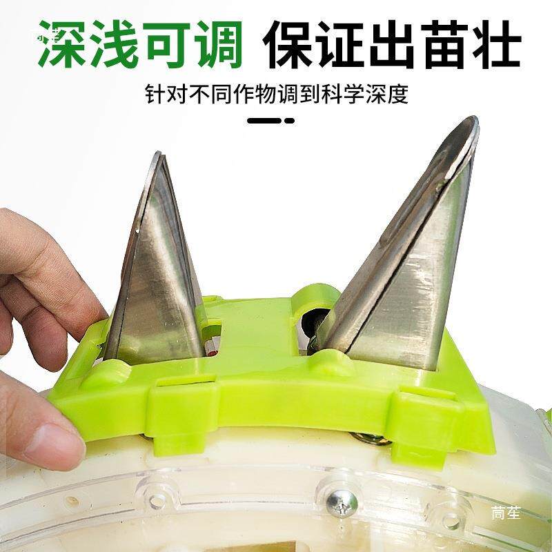 手推式玉米播种机大YVV豆播豆种多功能体种肥一器机农用类省力 - 图2