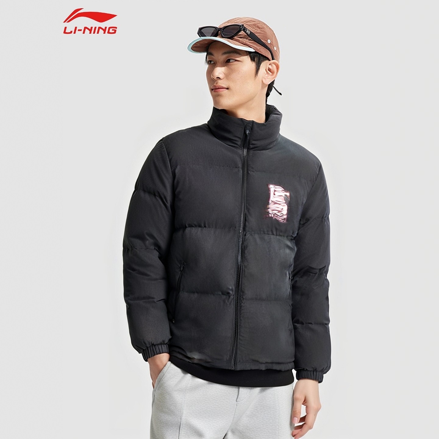 李宁反伍羽绒服男子冬季新款鸭绒防泼水宽松保暖篮球外套AYMU479,淘宝优惠券,粉丝福利购,淘宝优惠卷