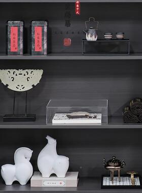 新中柜式摆件书柜书架示柜装10079204饰展品轻奢样间书房博古板架